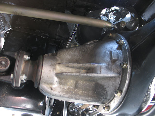 MGB driveshaft tunnel.