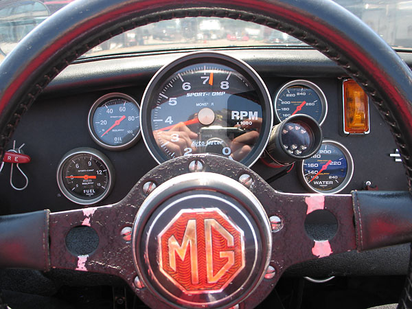 AutoMeter Sport-Comp Monster (five inch) tachometer.