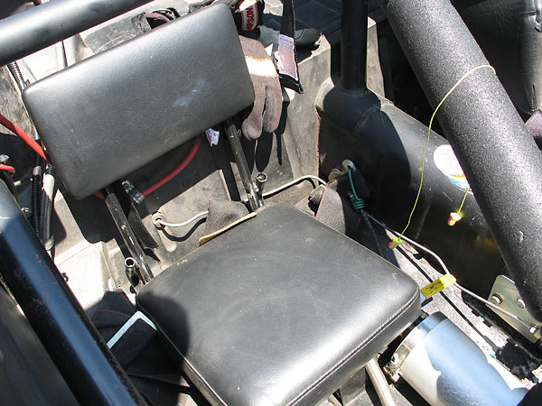 Stadium seat (installed to avoid the 20# weight penalty assessed for removal of passenger seat.)