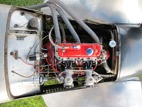 This is the same MGA 1500cc motor that James Miller originally installed in the late 1950s.