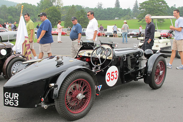 Harry Lester's MG P-type GUR963