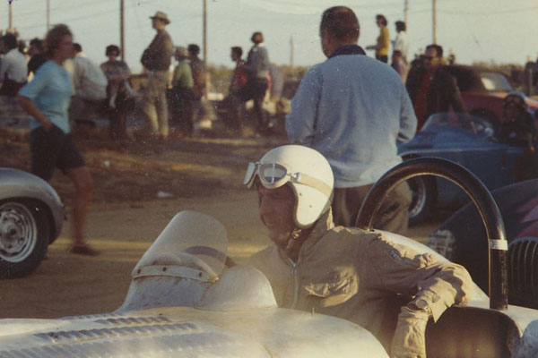 James Shoup Miller waits patiently in the pre-grid at Vineland, NJ in 1961.