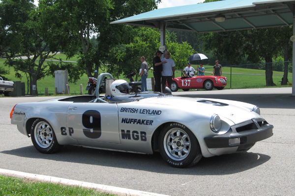 Huffaker Engineering MGB racecar