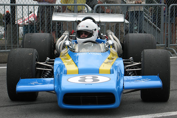 Eric Haga's Lola T190 Formula 5000 Racecar, Number 8