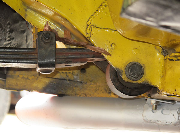 Leaf spring front mounting points.