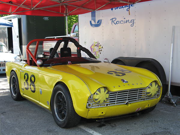 The Triumph TR4 body was designed by Michelotti. This model was produced from 1961 through 1965.