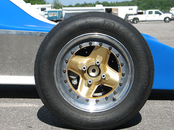 Revolution modular (3-piece) aluminum wheels.