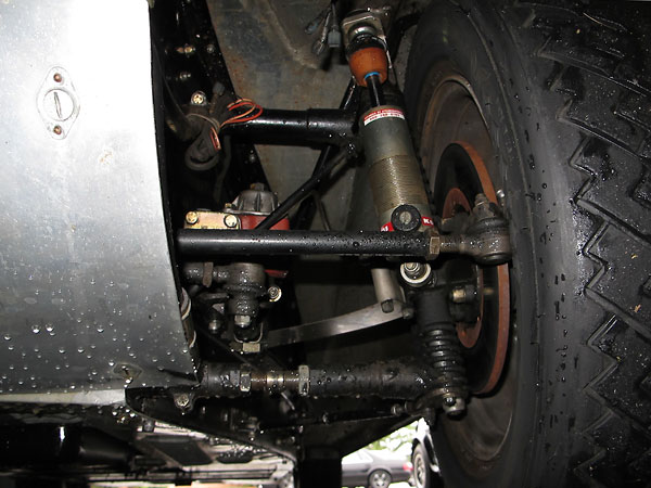 Koni shock absorbers and disc brakes.