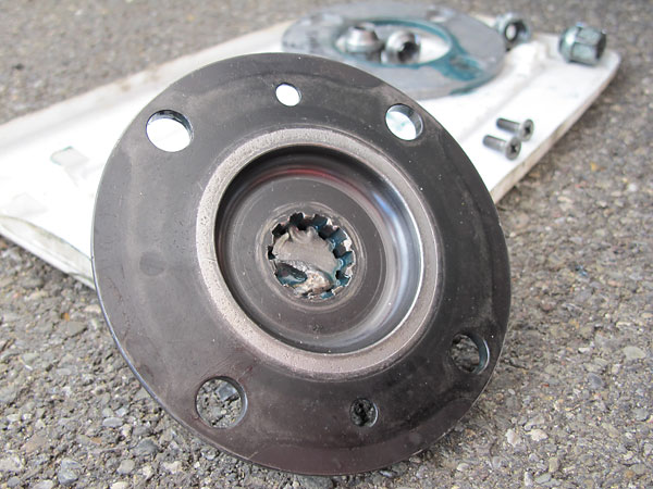 Winner's Circle MG Midget axle shafts and double-bearing hub assemblies.