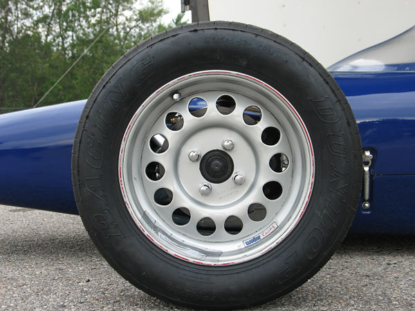 Weller Racing steel disc wheels.