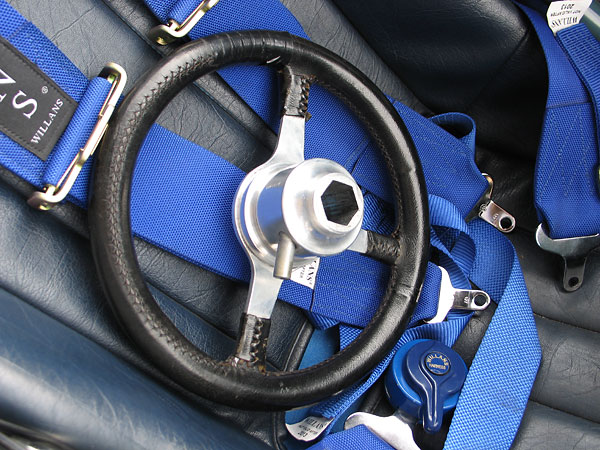 A quick release steering wheel hub is an important safety and convenience upgrade.