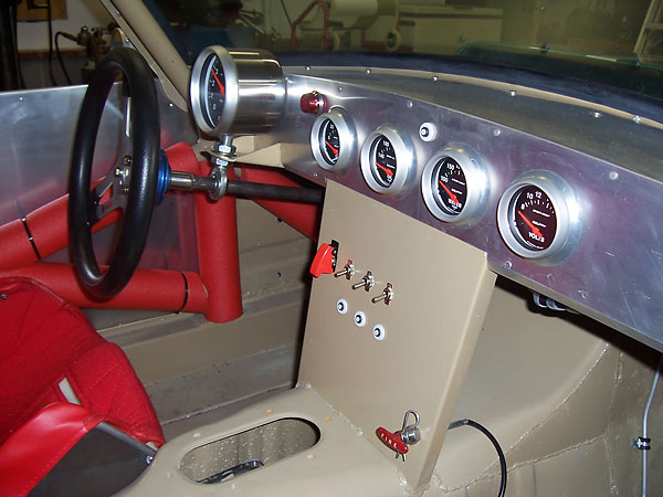 Custom aluminum dashboard