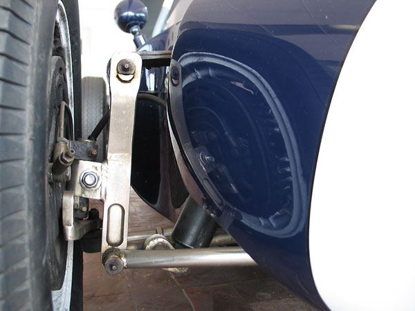 The Cooper T43 front suspension is an improved variant of the Fiat Topolino suspension...