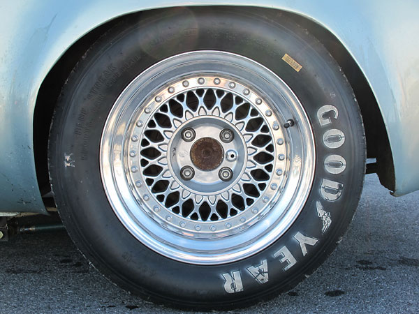 Goodyear Blue Streak tires (6.00x15).