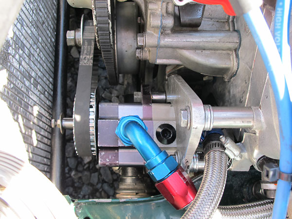 Stock Car Products 3-stage dry sump oil pump.