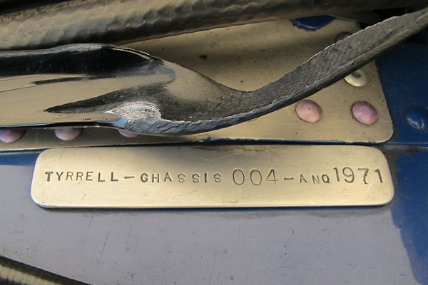TYRRELL  -  CHASSIS  004  -  ANO  1971