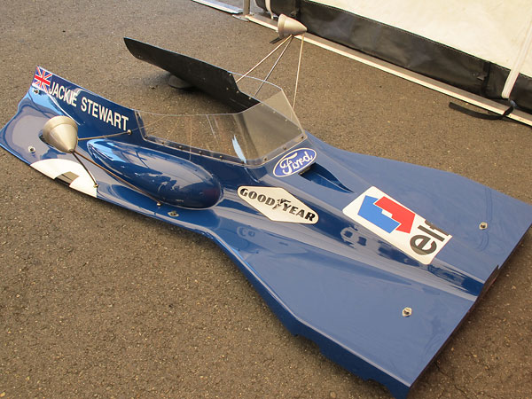 Tyrrell fabricated all their own fiberglass body parts.