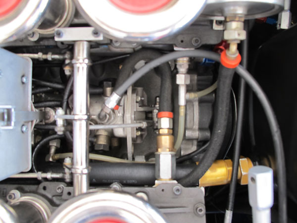 Lucas Mk1 mechanical fuel injection metering unit, gear driven off the crankshaft.