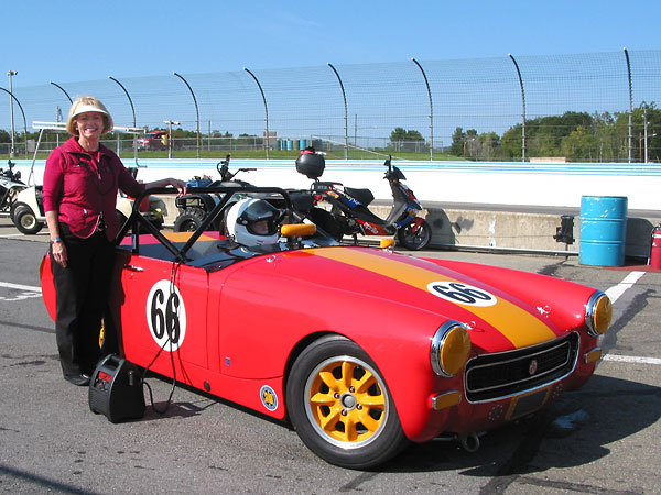 John McCue's 1972 MG Midget, Number 66