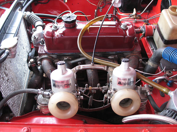 S.U. carburetors, prepared by Midwest Motorsports.