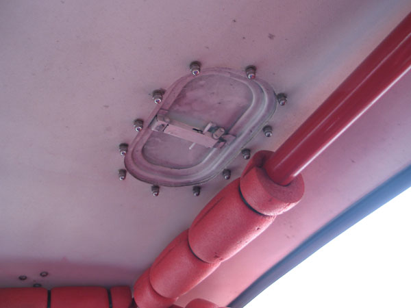 This is a period vent, as fitted to some of the Competitions Department's MGB's.