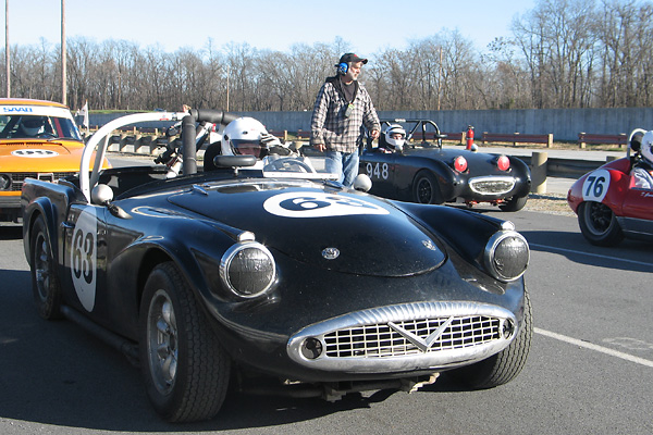 Joe Dockman's 1960 Daimler SP250 Race Car, Number 63