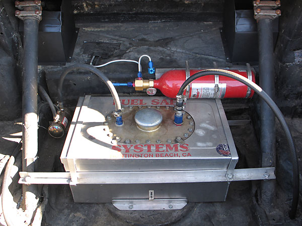 Fuel Safe Systems 8 gallon fuel cell. Facet fuel pump.