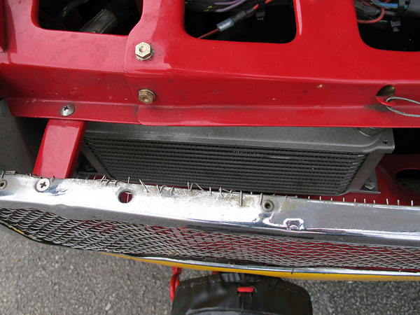 Mocal 13-row aluminum oil cooler.