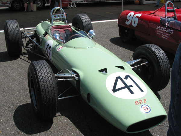 The BRP-BRM was the second car of Fomula One's new generation to feature monocoque construction.
