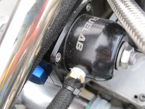The high pressure fuel pump can deliver as much as 120 psi.