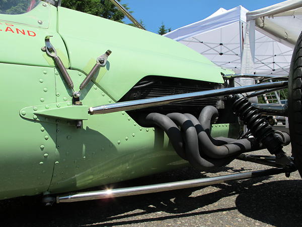 On the BRP, the BRM engine block is a stressed member.