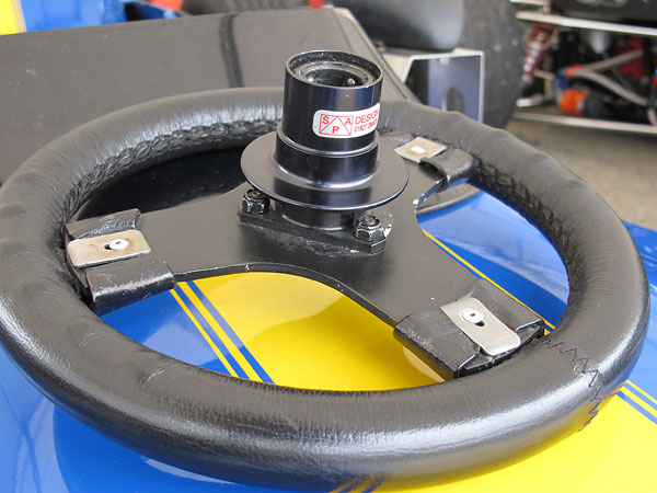 SPA Design quick release steering wheel hub.