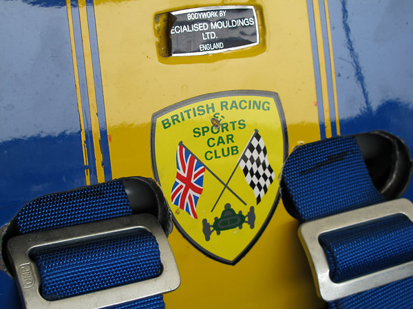 Bodywork by Specialized Mouldings - British Racing and Sports Car Club