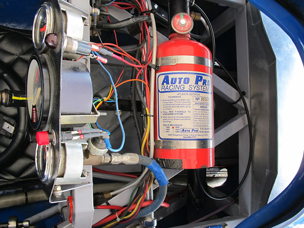 Auto Pro Racing Systems centralized fire suppression system.