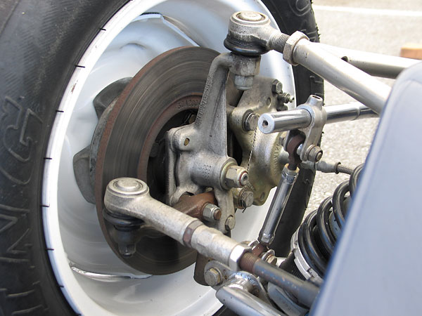 Alford & Alder forged uprights (as also used on countless Triumph production cars.)