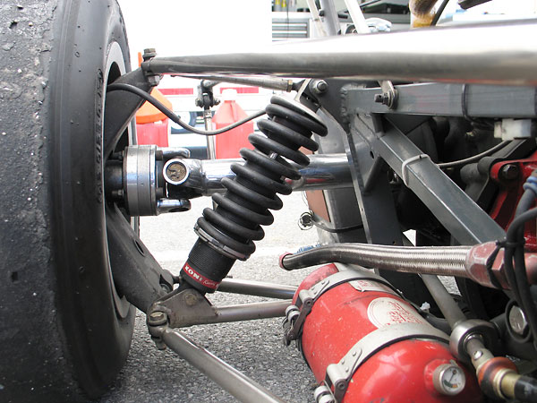 Koni 3012 double adjustable shocks can be adjusted for rebound on the car.