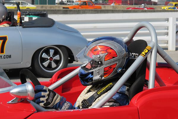 Larry Ligas' 1961 Daimler SP250 Vintage Racecar, Number 250