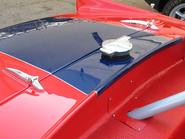 Daimler SP250 fuel filler cap.