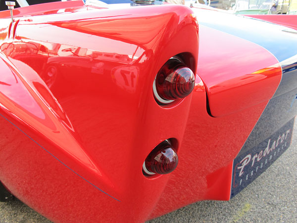 Daimler SP250 tail lamps.