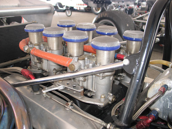 Four Weber 48IDA carburetors / Inglese NG1919 intake manifold.