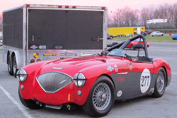 Michael Bartell's 1956 Austin Healey 100M Racecar, Number 277