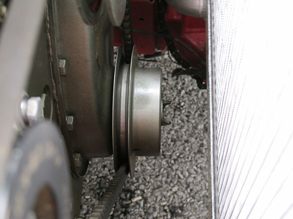 Crankshaft pulley.