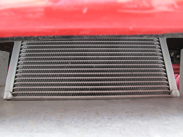 19-row aluminum oil cooler.