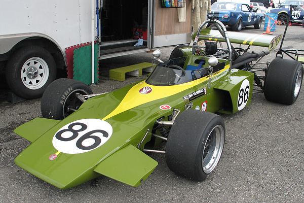 Michael Snowdon's 1971 GRD 272 Formula 2 Racecar, Number 86