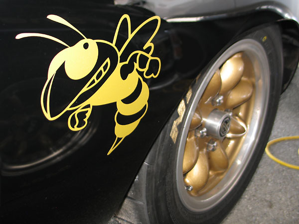 (Georgia Tech Yellow Jackets decal.)