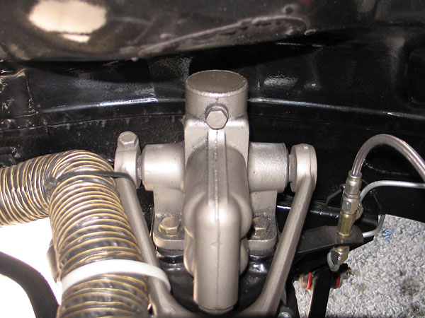 Armstrong lever-type shock absorbers, rebuilt by Apple Hydraulics. 