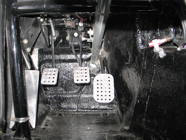 OMP cast aluminum pedal pad kit.