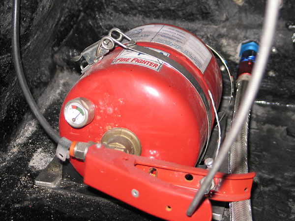 SPA Firefighter cable-actuated AFFF (foam-type) fire suppression system.