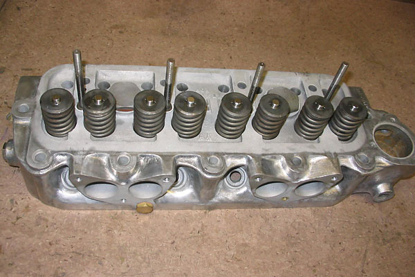 Two HRG-Derrington crossflow cylinder heads were specially prepared for Al Pease's MGB.