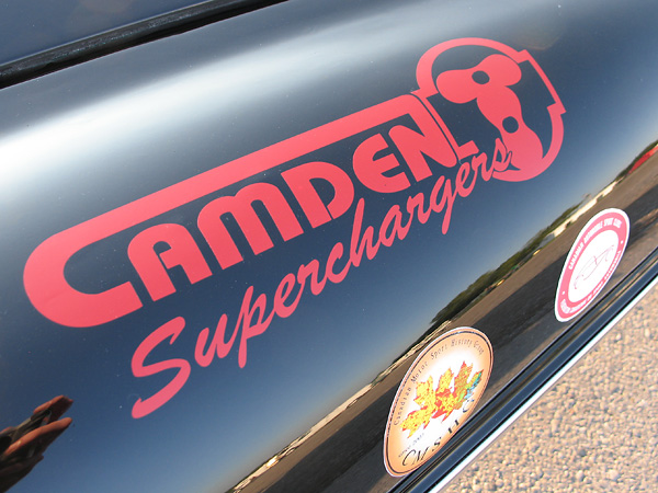 Camden Superchargers decal.
